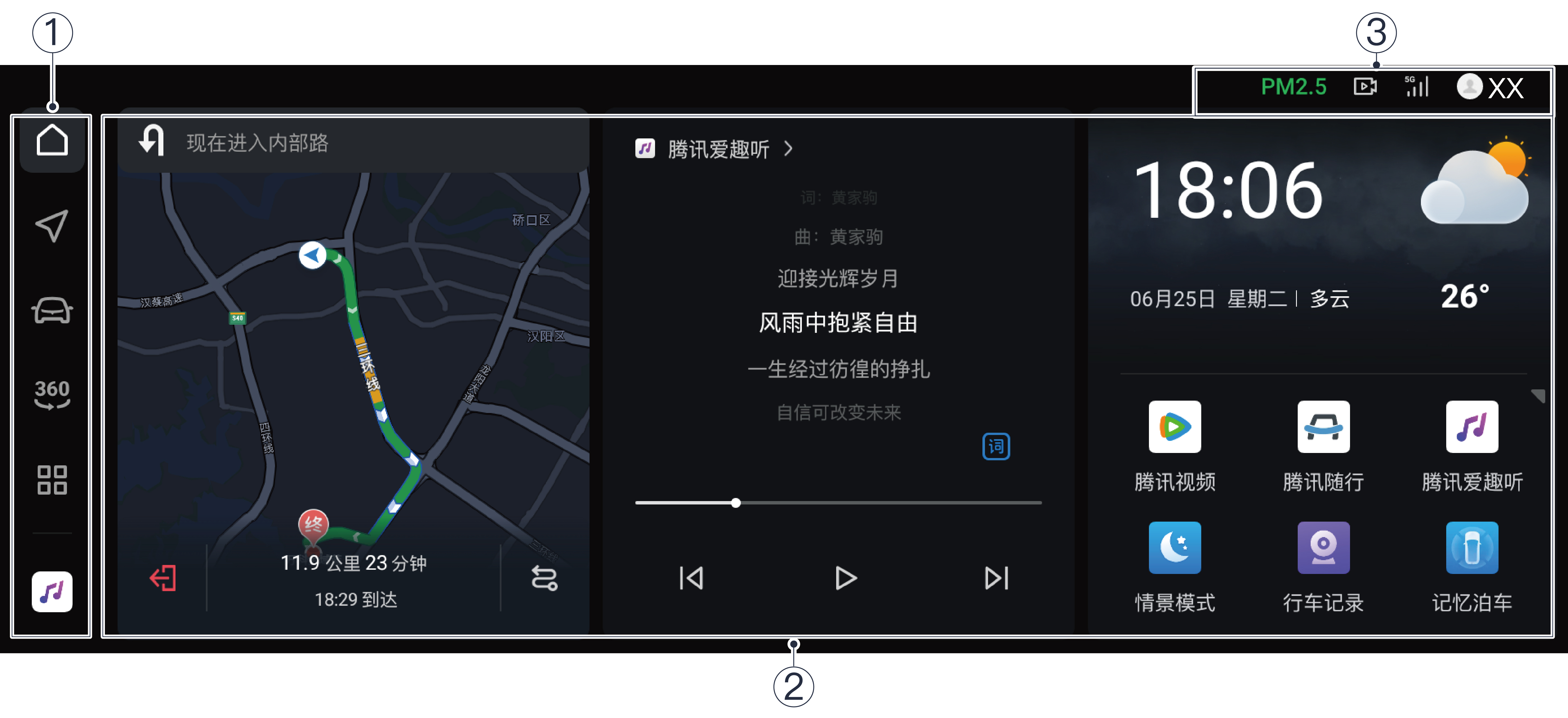 智能娱乐导航系统| 岚图追光